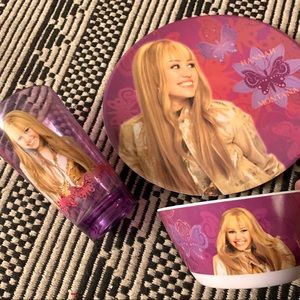 SOLD Hannah Montana dish set